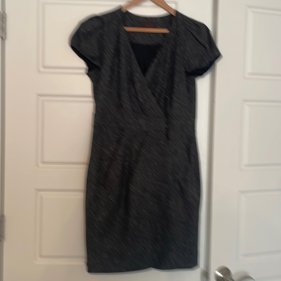 Wool Blend Wrap Dress - Picture 1 of 5